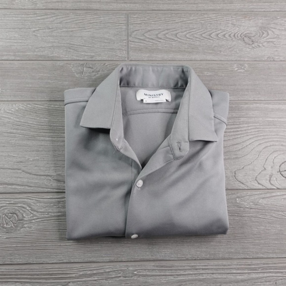 Ministy of‎ Supply Apollo Shirt Men's Medium Button Down Long Sleeve Stretch